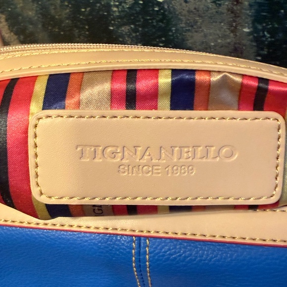 Tignanello All Star Blue Pebbled Leather Shoulder Bag!
Brand new with tags. - Picture 2 of 15